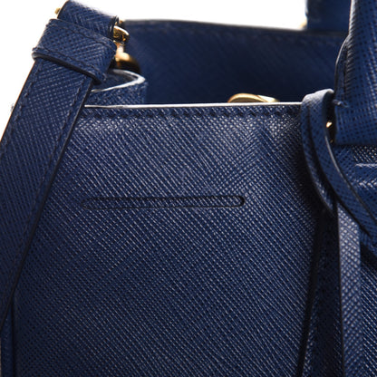 Prada Saffiano Lux Medium Tote Bluette 10 of 10