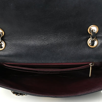 Chanel Lambskin Scallop Quilted Medium Pagoda Flap Black 4 of 9