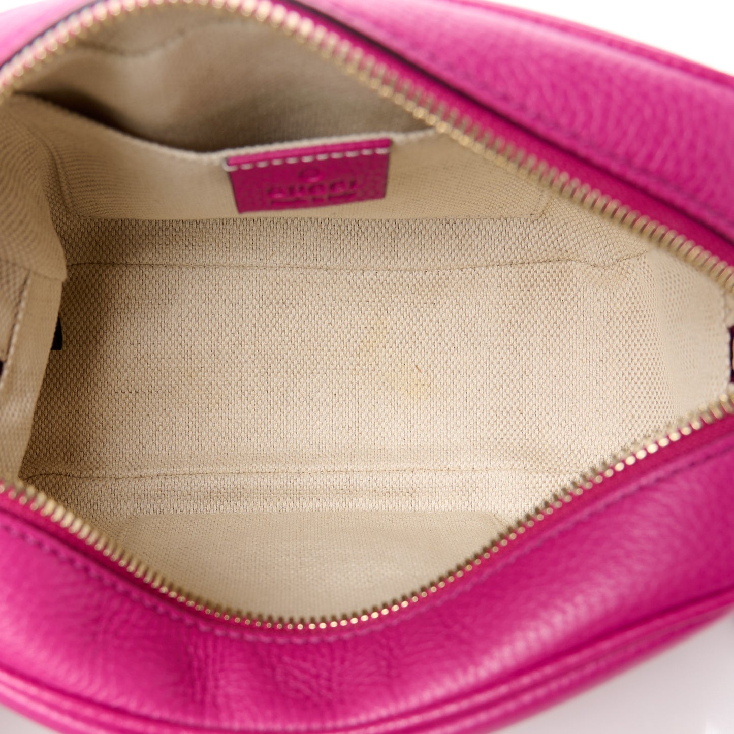 Cellarius Calfskin Small Soho Disco Bag Bright Bouganville