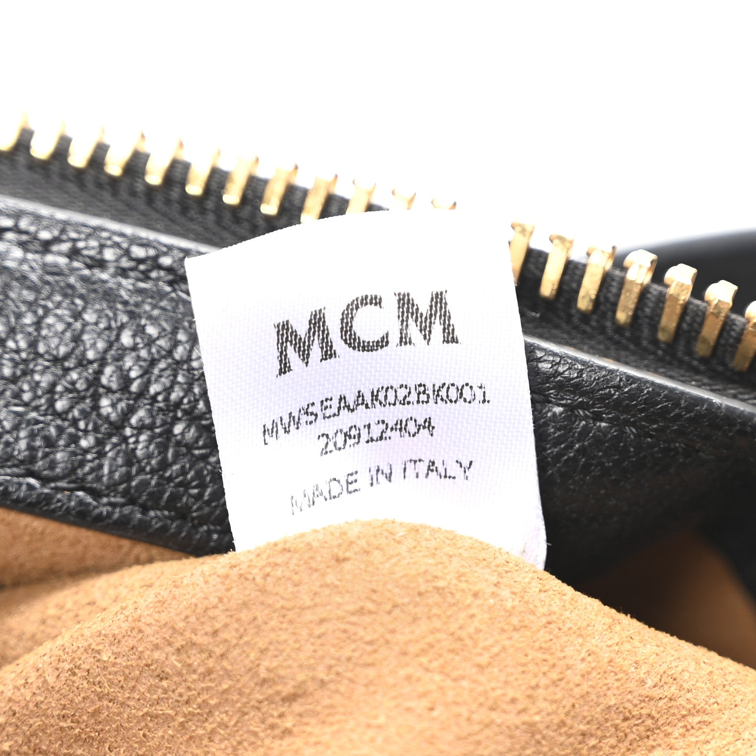 MCM Goatskin Diamant 3D Shoulder Bag Black 7 of 10