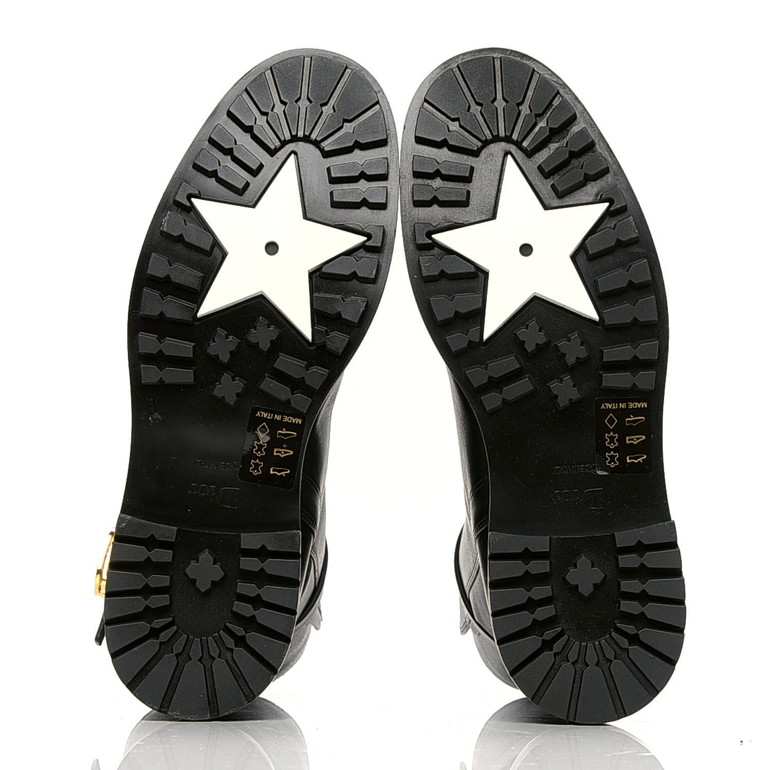 Christian Dior Calfskin Empreinte Ankle Boot 37.5 Black 7 of 11