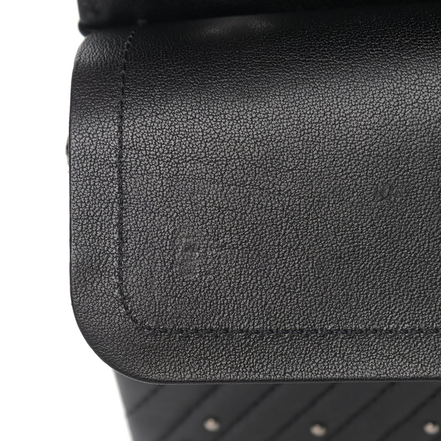 Sheepskin Chevron Quilted Studded 2.55 Reissue 225 Flap Black