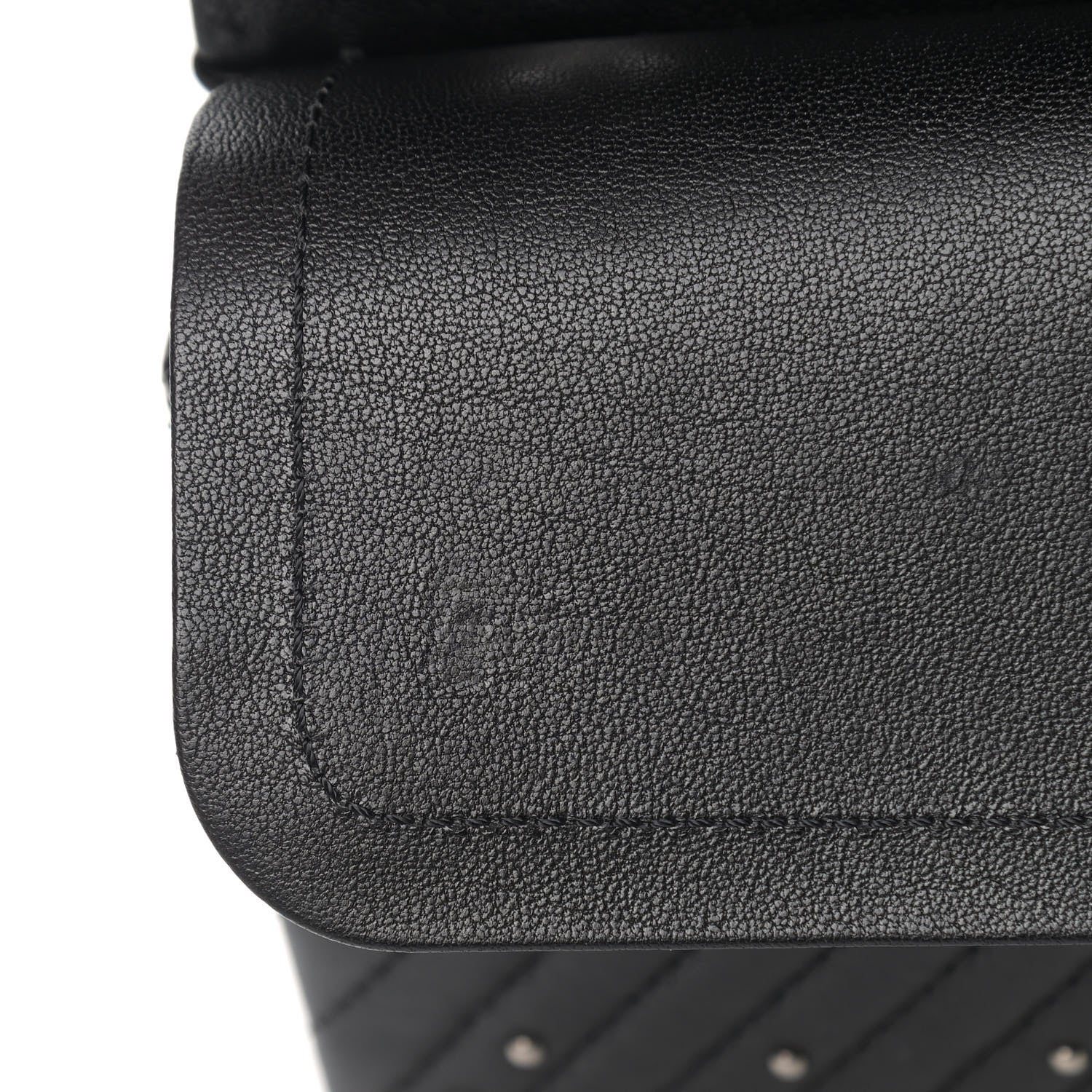 Chanel Sheepskin Chevron Quilted Studded 2.55 Reissue 225 Flap Black 11 of 11