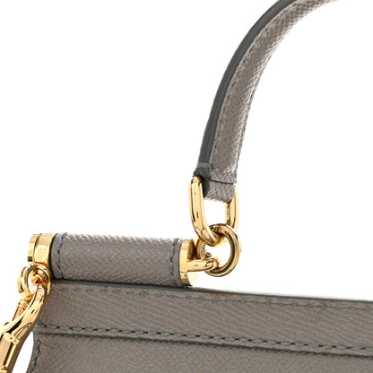 Dolce & Gabbana Dauphine Small Miss Sicily Satchel Grey 13 of 14