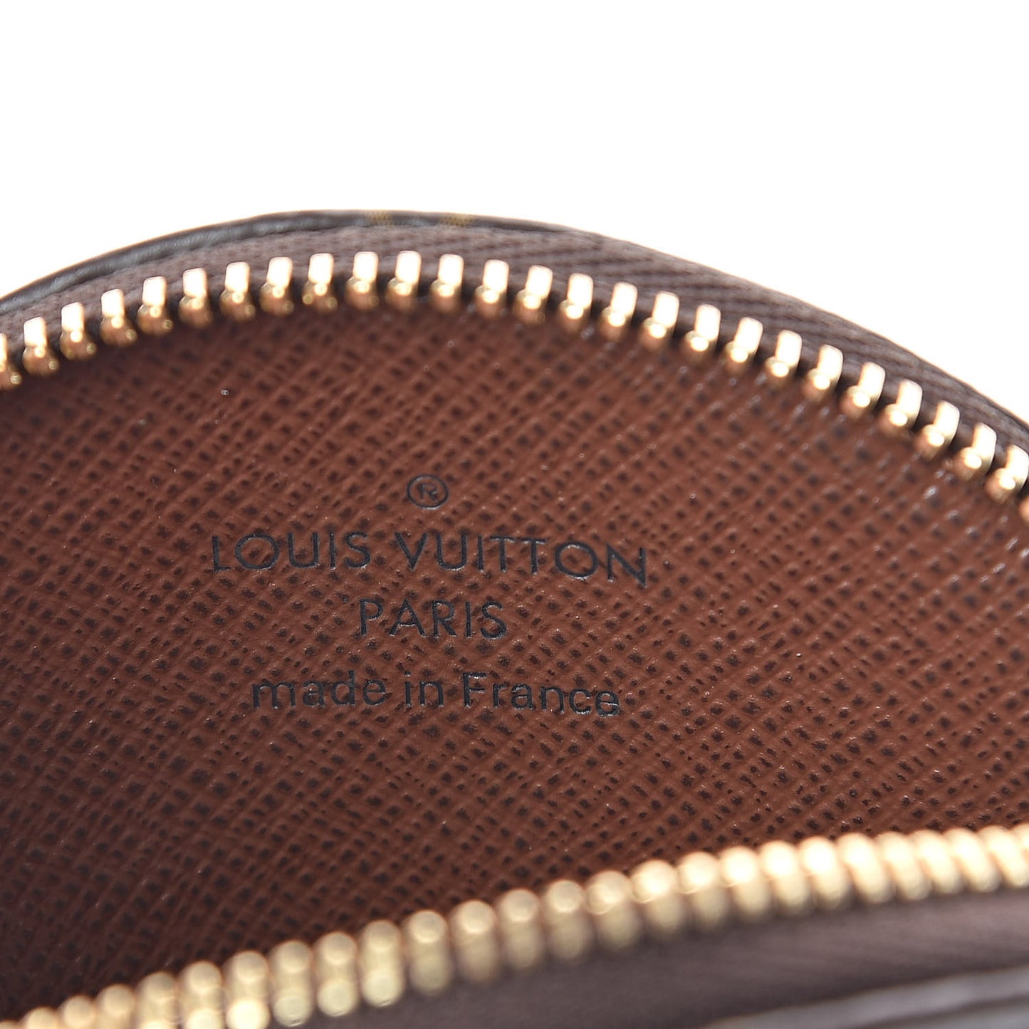 Monogram Round Coin Purse