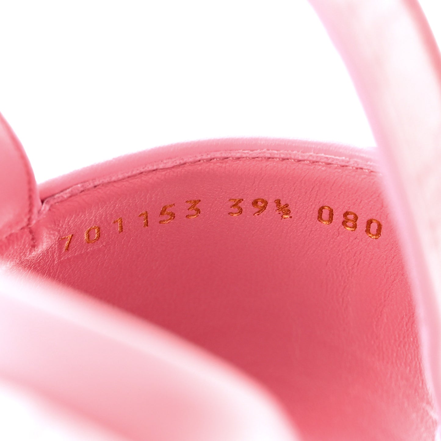 GG Supreme Monogram Granada Kid Angelina Platform 35mm Slingback Sandals 39.5 Cotton Candy Dark Cotton Candy Wild Rose