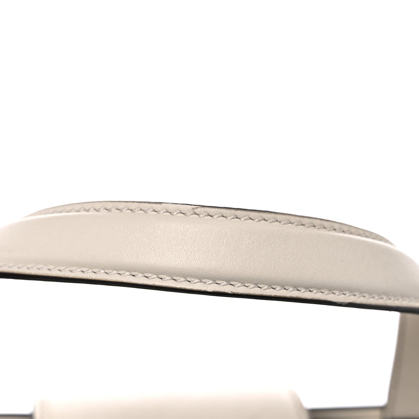 Calfskin Web Stripe Medium Dionysus Tote Bag White
