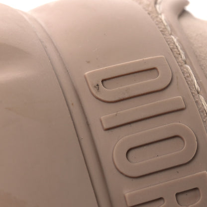 Christian Dior Neoprene Rubber Womens D-Connect Sneakers 40 Nude 11 of 12