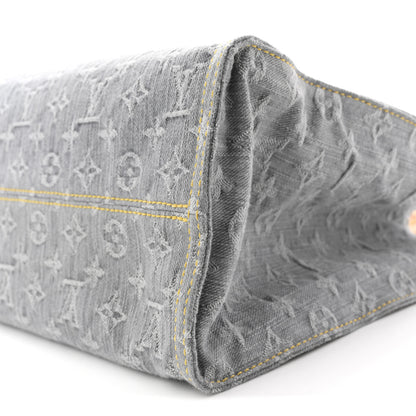 Louis Vuitton Monogram Denim Onthego MM Washed Grey 9 of 9