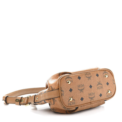 MCM Visetos Baguette Bag Cognac 4 of 12
