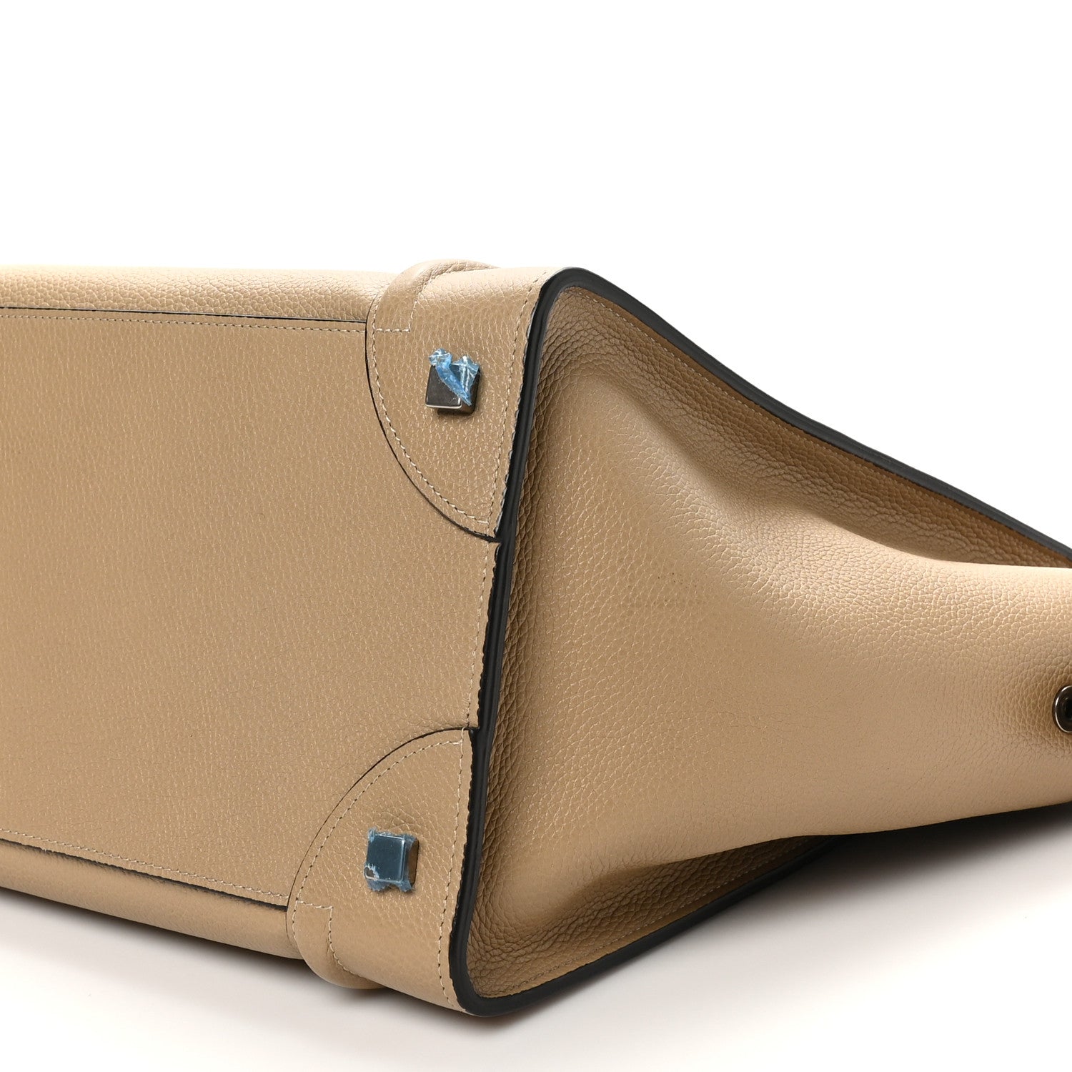 Celine Drummed Calfskin Mini Luggage Dune 10 of 11