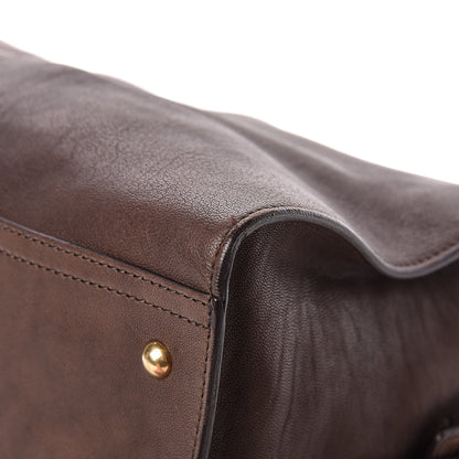 Saint Laurent Sheepskin Large Cabas ChYc Dark Brown 12 of 12