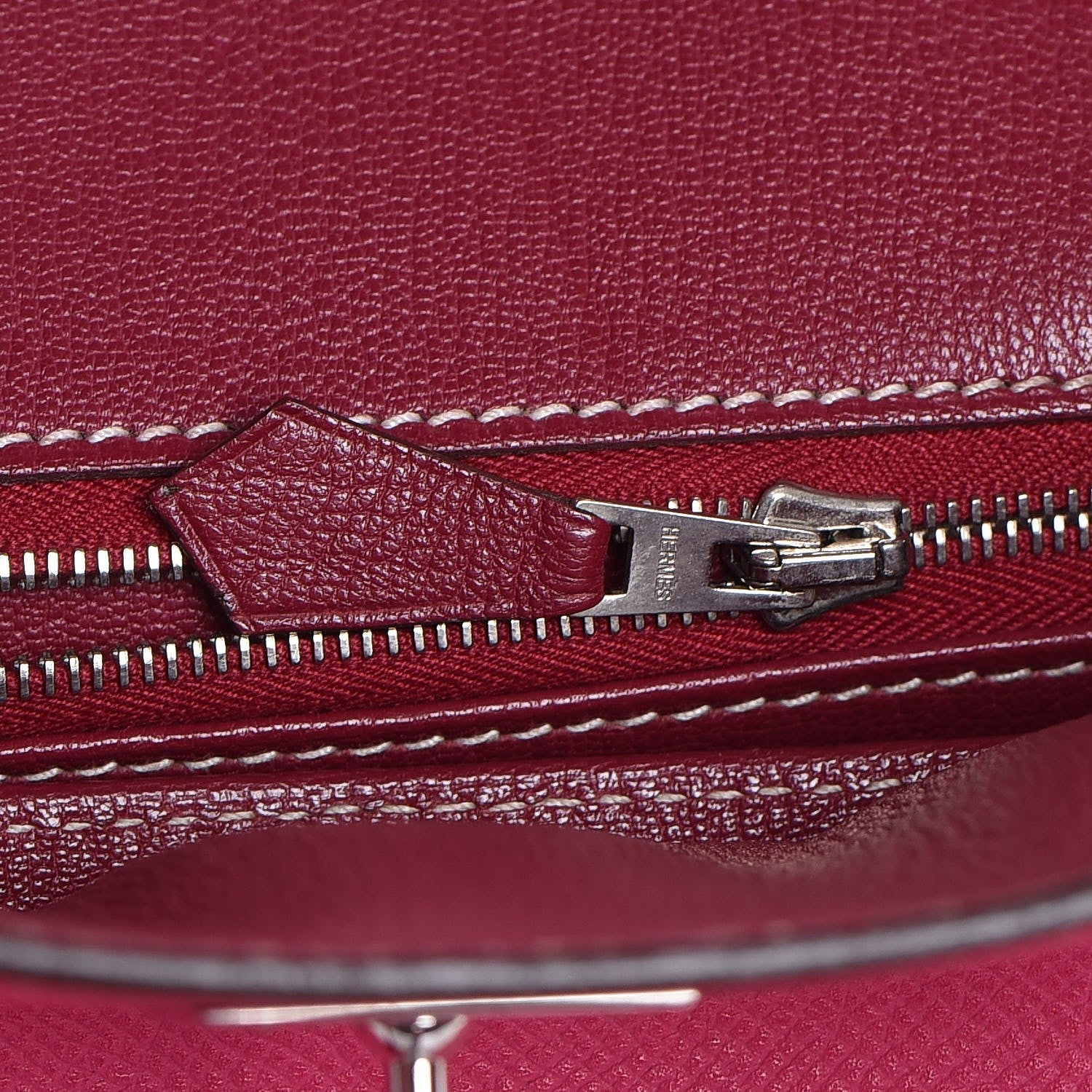 Hermes Epsom Candy Birkin 35 Rose Tyrien Rubis 15 of 46