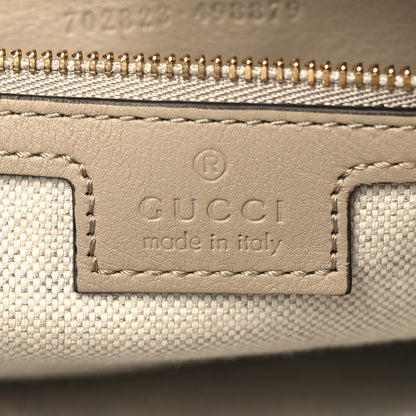 Gucci Aria Calfskin Web Large Attache Shoulder Bag Beige 6 of 10