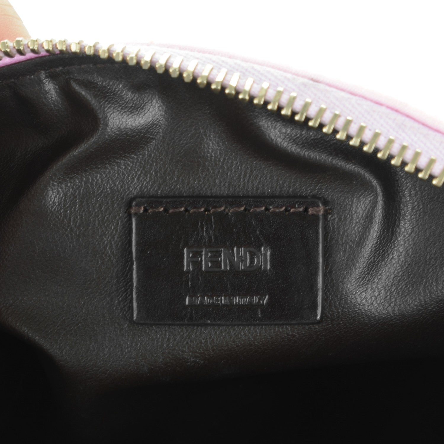 Fendi Nylon Roma Print Large Cosmetic Pouch Lavanda Multicolor 6 of 7