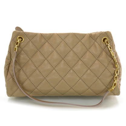 Chanel Calfskin Quilted Large Retro Chain Tote Beige 3 of 10