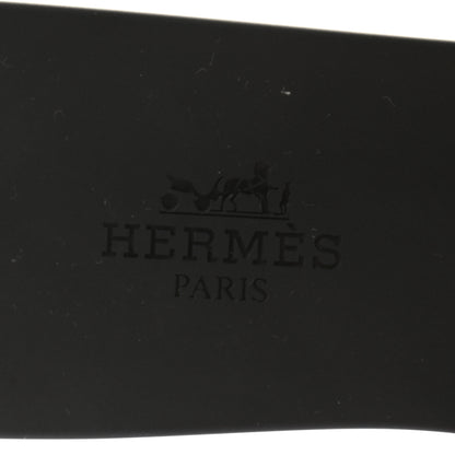 Hermes Rubber Aloha Sandals 35 Black 7 of 9