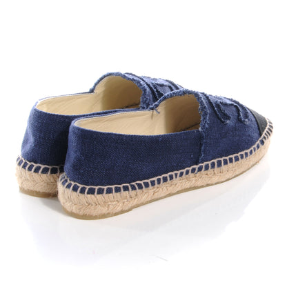 Chanel Denim Espadrilles Blue Black 39 4 of 7