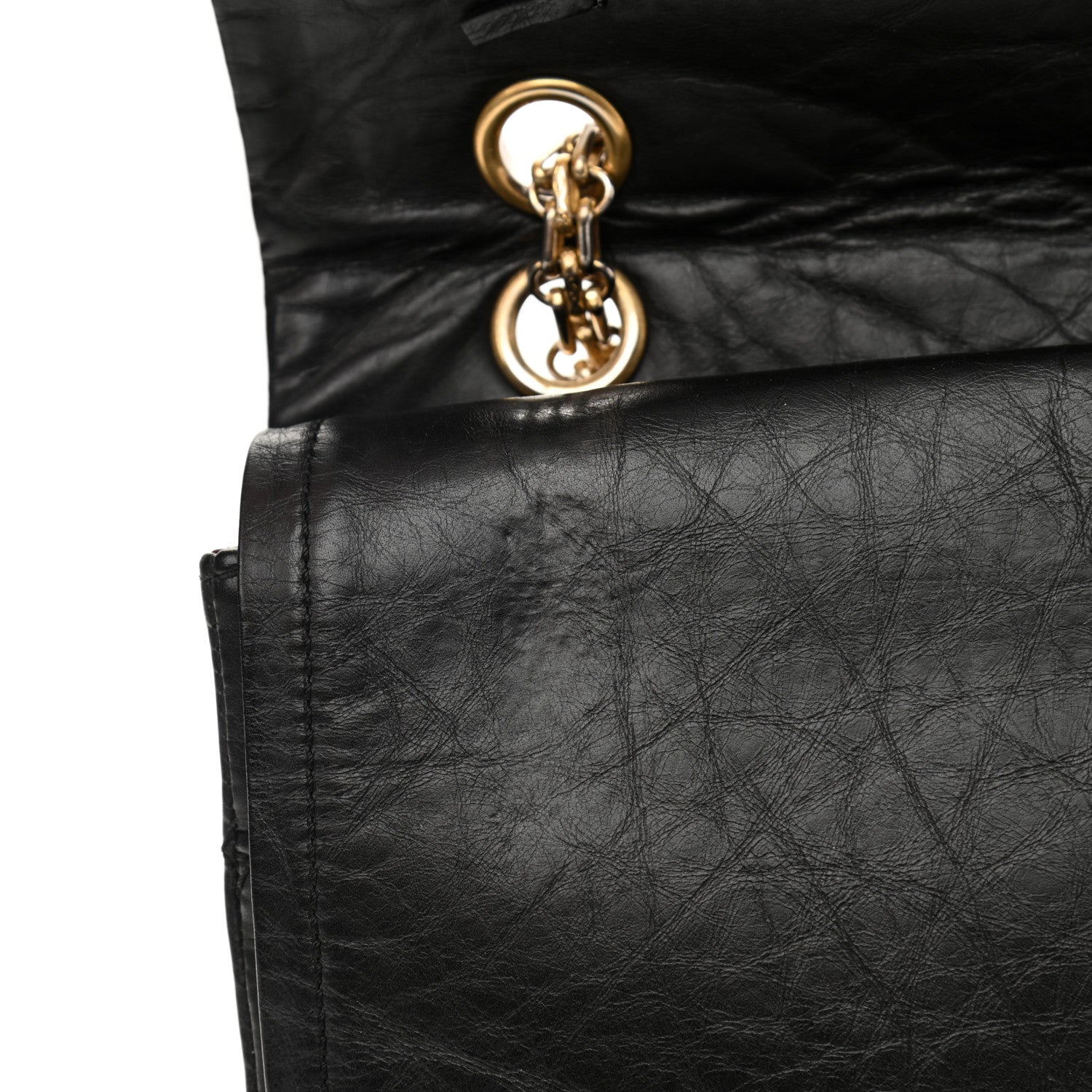 Chanel Aged Calfskin Quilted 2.55 Reissue 227 Flap Black 11 of 13