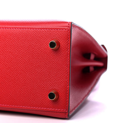 Hermes Epsom Kelly Sellier 25 Rouge Casaque 11 of 11