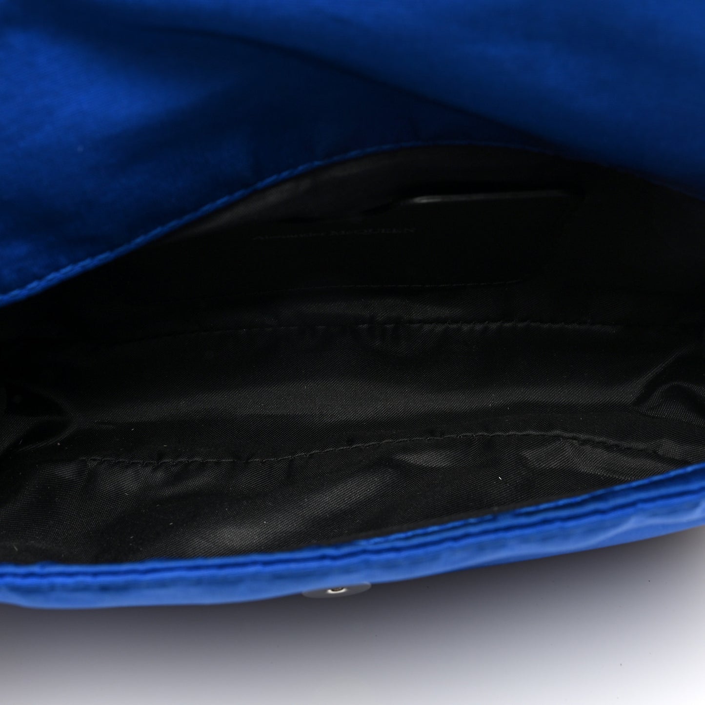 Nylon Skull Camera Crossbody Bag Royal Blue