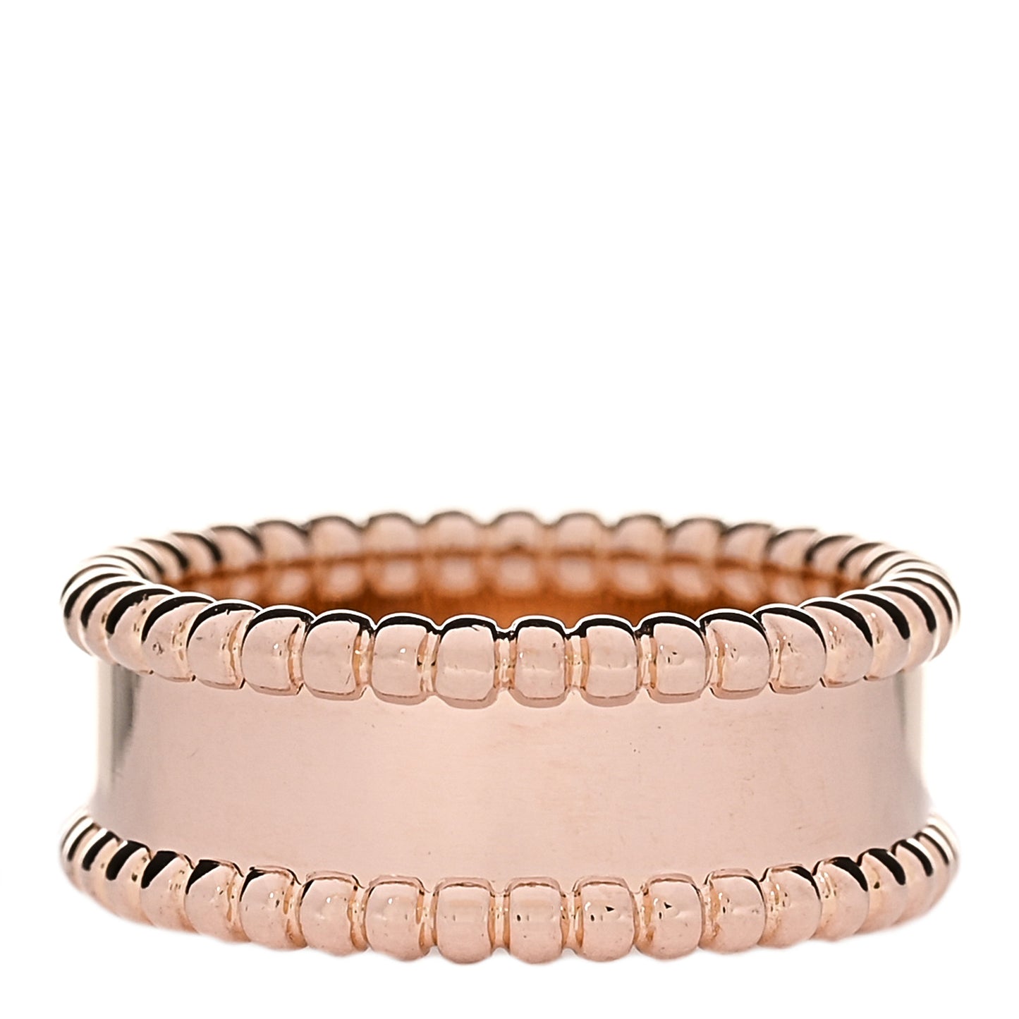 18K Rose Gold Perlee Signature Ring 53 6.5