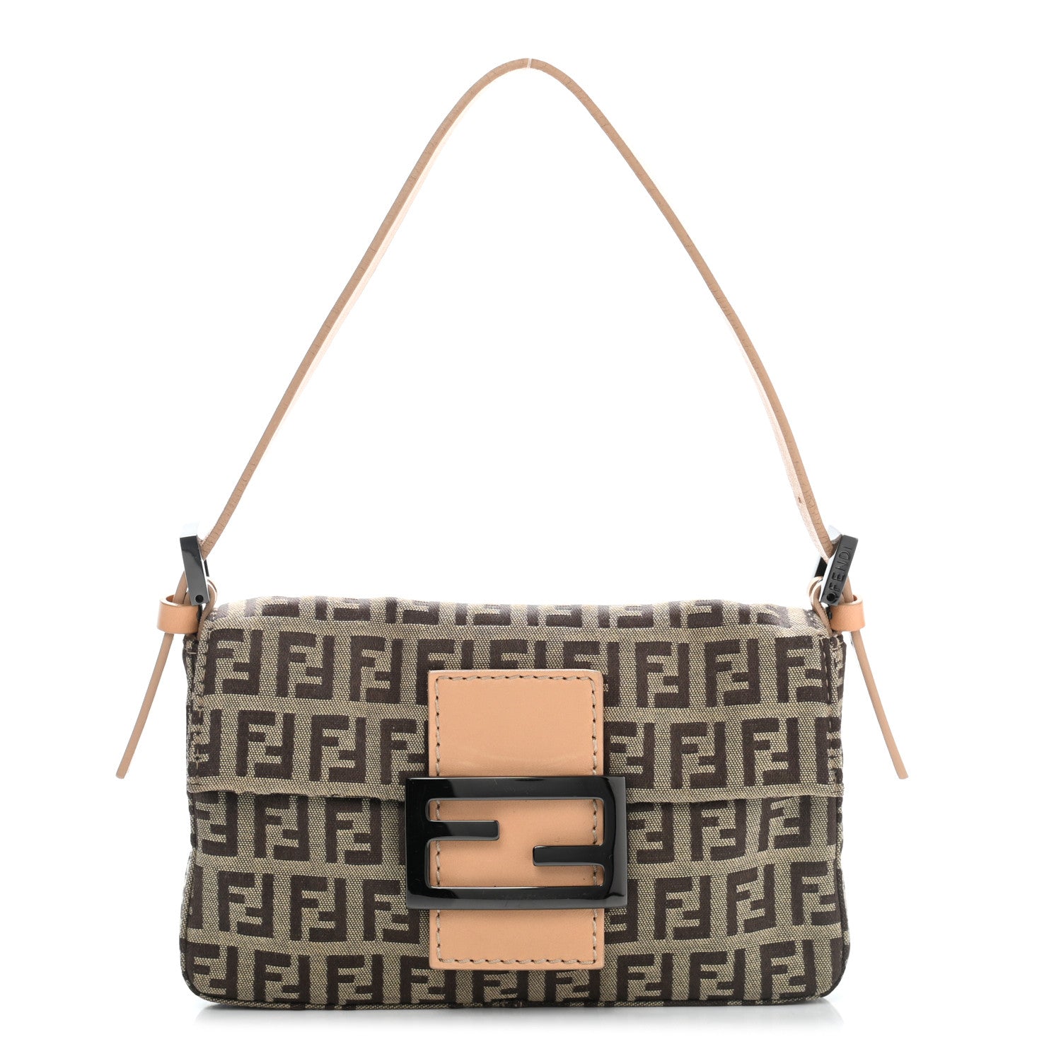 Fendi Zucchino Mini Baguette Beige 1 of 11
