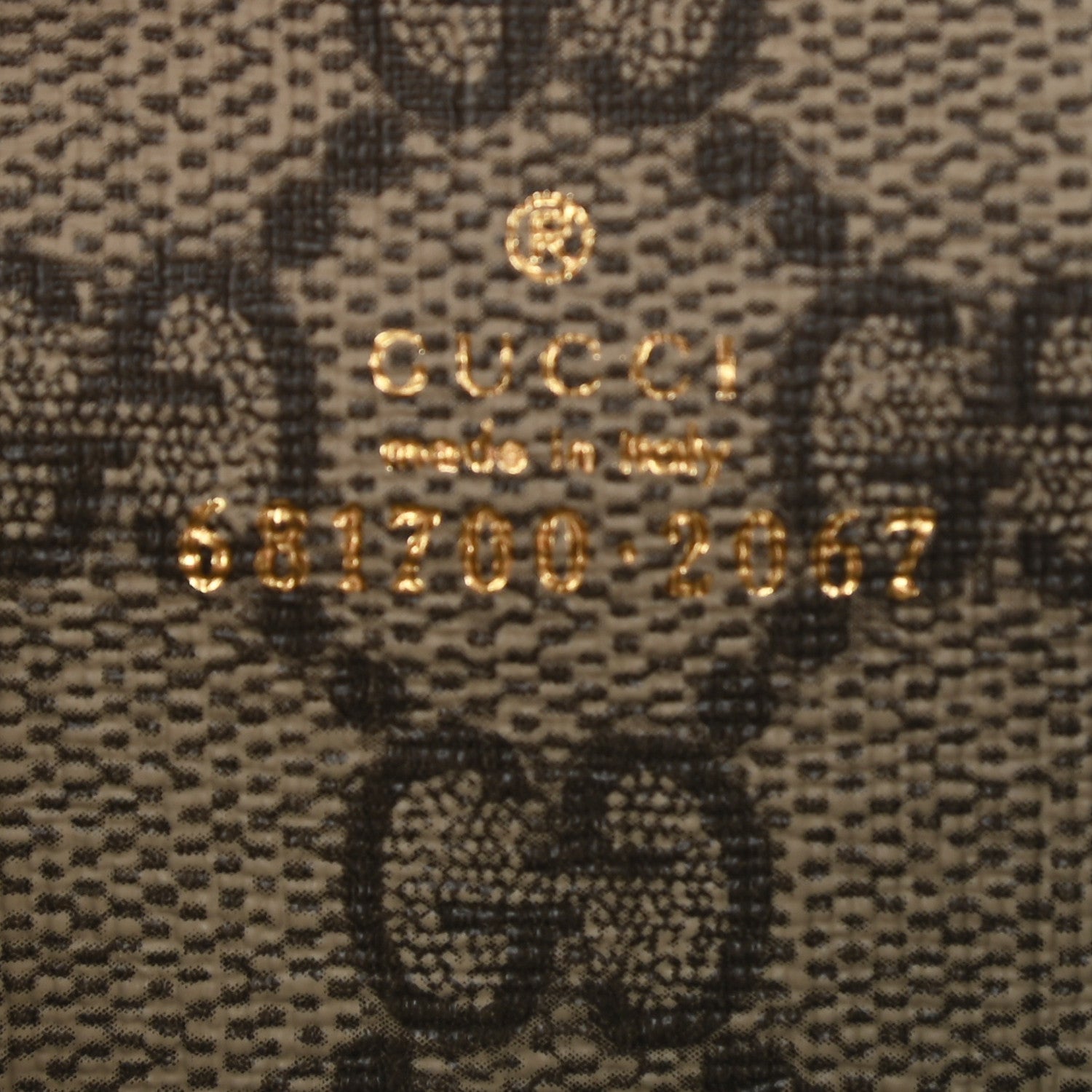 Gucci X BALENCIAGA GG Supreme Monogram Card Case Wallet Beige Ebony 7 of 7