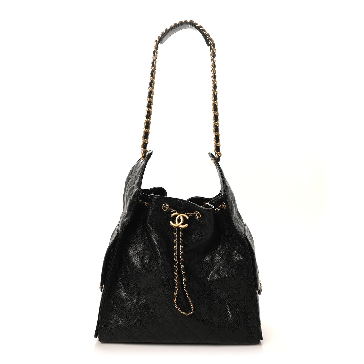 Chanel Caviar Quilted Medium Chanel 25 Handbag Black 1 of 11