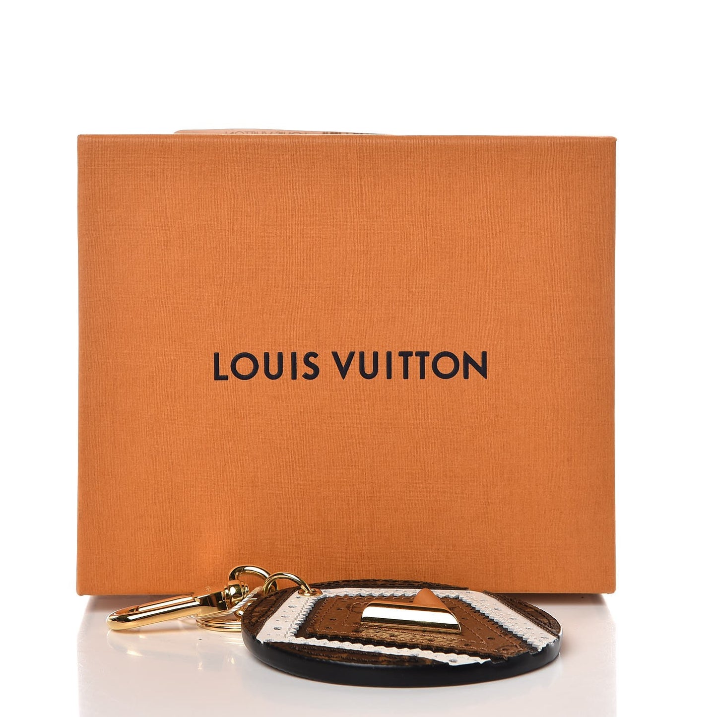 Monogram Brogue V Key Holder Bag Charm