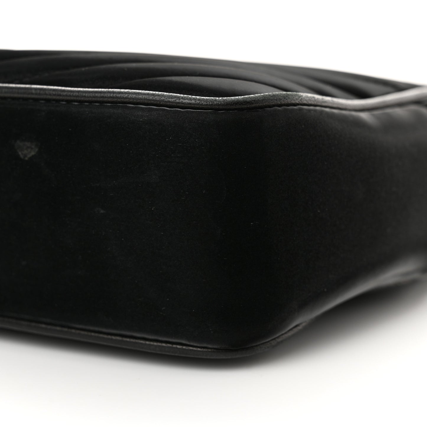 Nylon Matelasse Monogram Lou Camera Bag Black