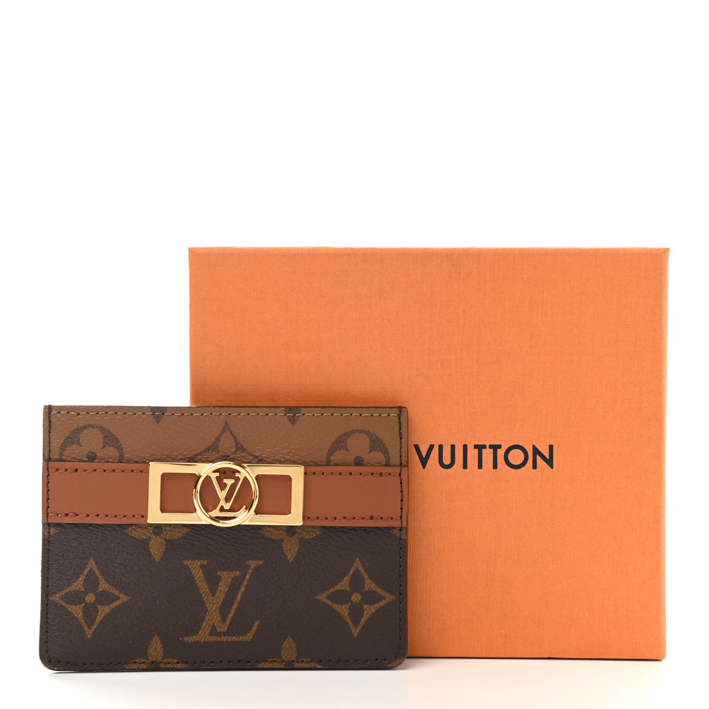 Reverse Monogram Dauphine Card Holder