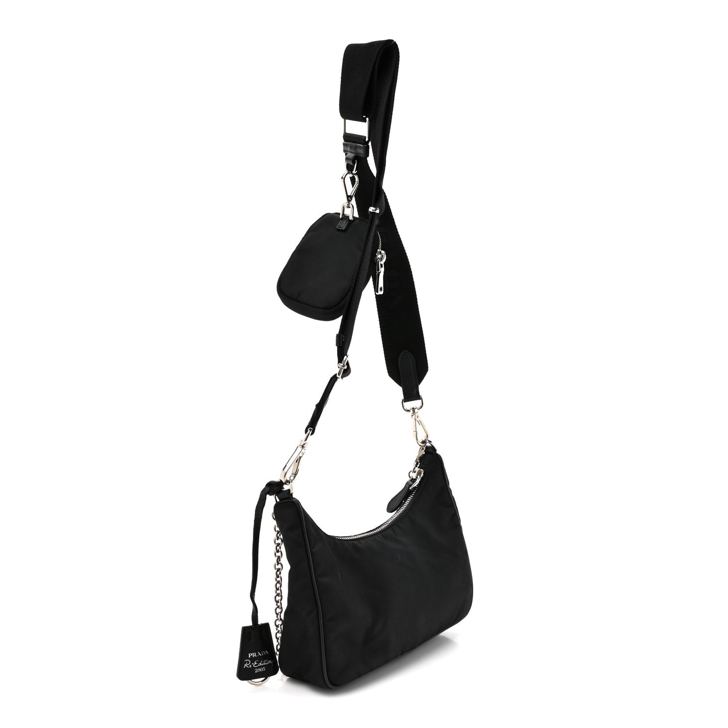 Nylon Re-Edition 2005 Shoulder Bag Black