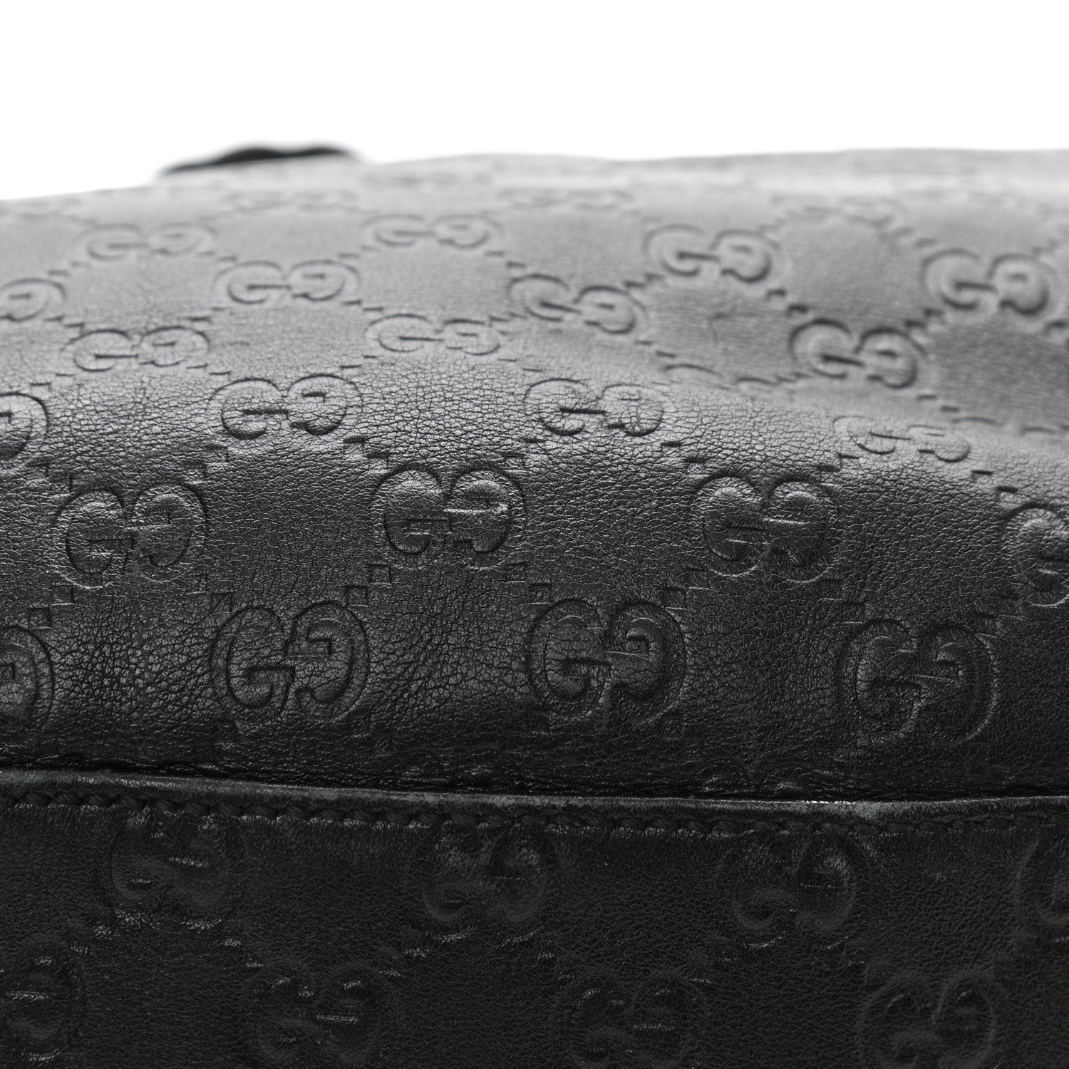 Gucci Guccissima Medium Pelham Shoulder Bag Black 14 of 14