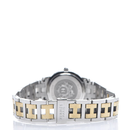 Hermes Stainless Steel 24mm Clipper Quartz Watch Gold 3 of 5