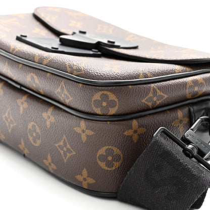 Louis Vuitton Monogram Macassar S Lock Messenger 9 of 10