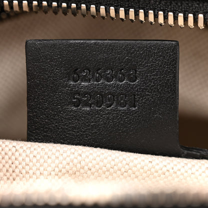 Gucci Calfskin GG Tennis Embossed Square Messenger Bag Black 7 of 10