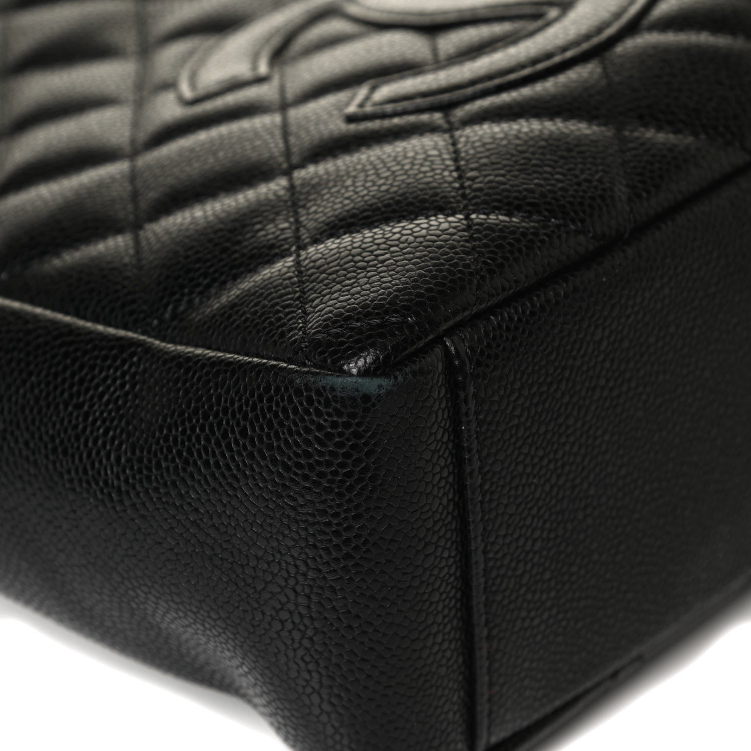 Chanel Caviar Quilted Petit Shopping Tote PST Black 11 of 15