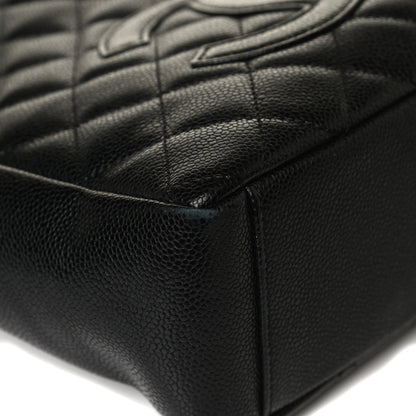 Chanel Caviar Quilted Petit Shopping Tote PST Black 11 of 15