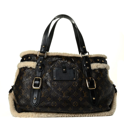 Louis Vuitton Patent Monogram Shearling Sac Thunder 1 of 8