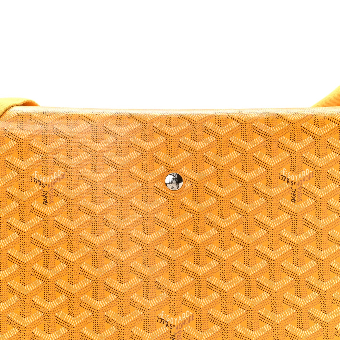 Goyardine Capetien Messenger Bag Yellow