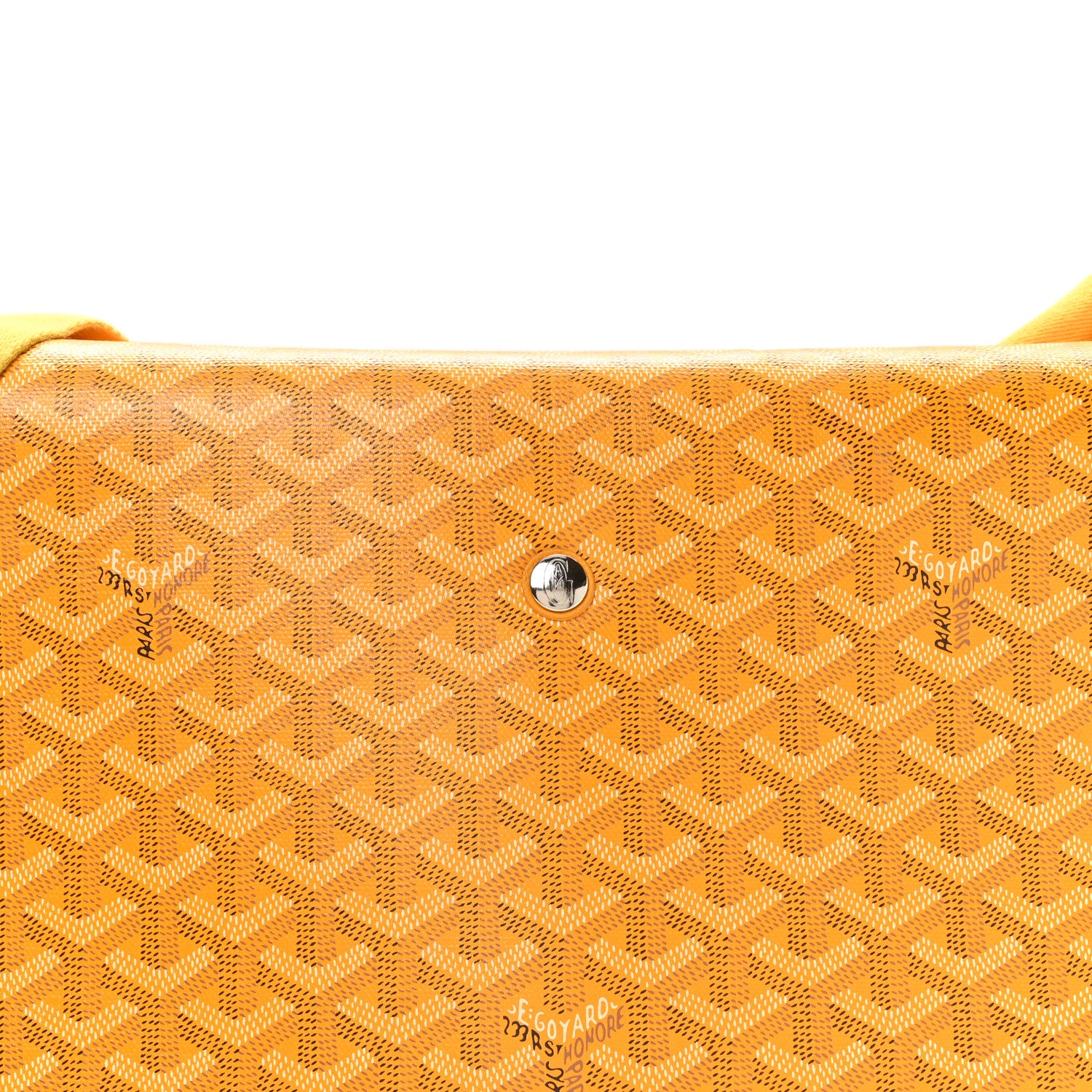 Goyard Goyardine Capetien Messenger Bag Yellow 8 of 10