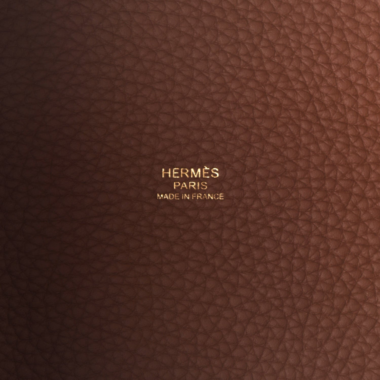 Hermes Taurillon Clemence Picotin Lock 22 MM Gold 6 of 9