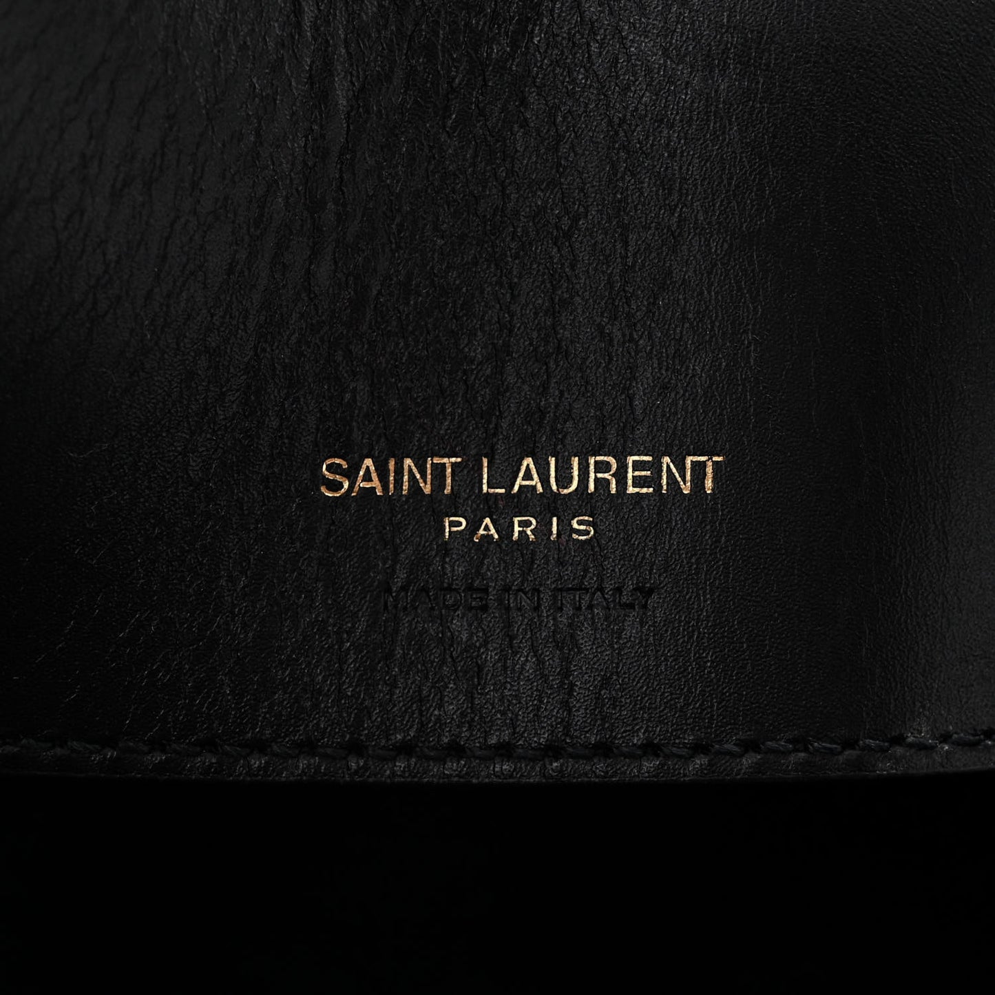 Smooth Shiny Calfskin Monogram Le 37 Bucket Bag Black