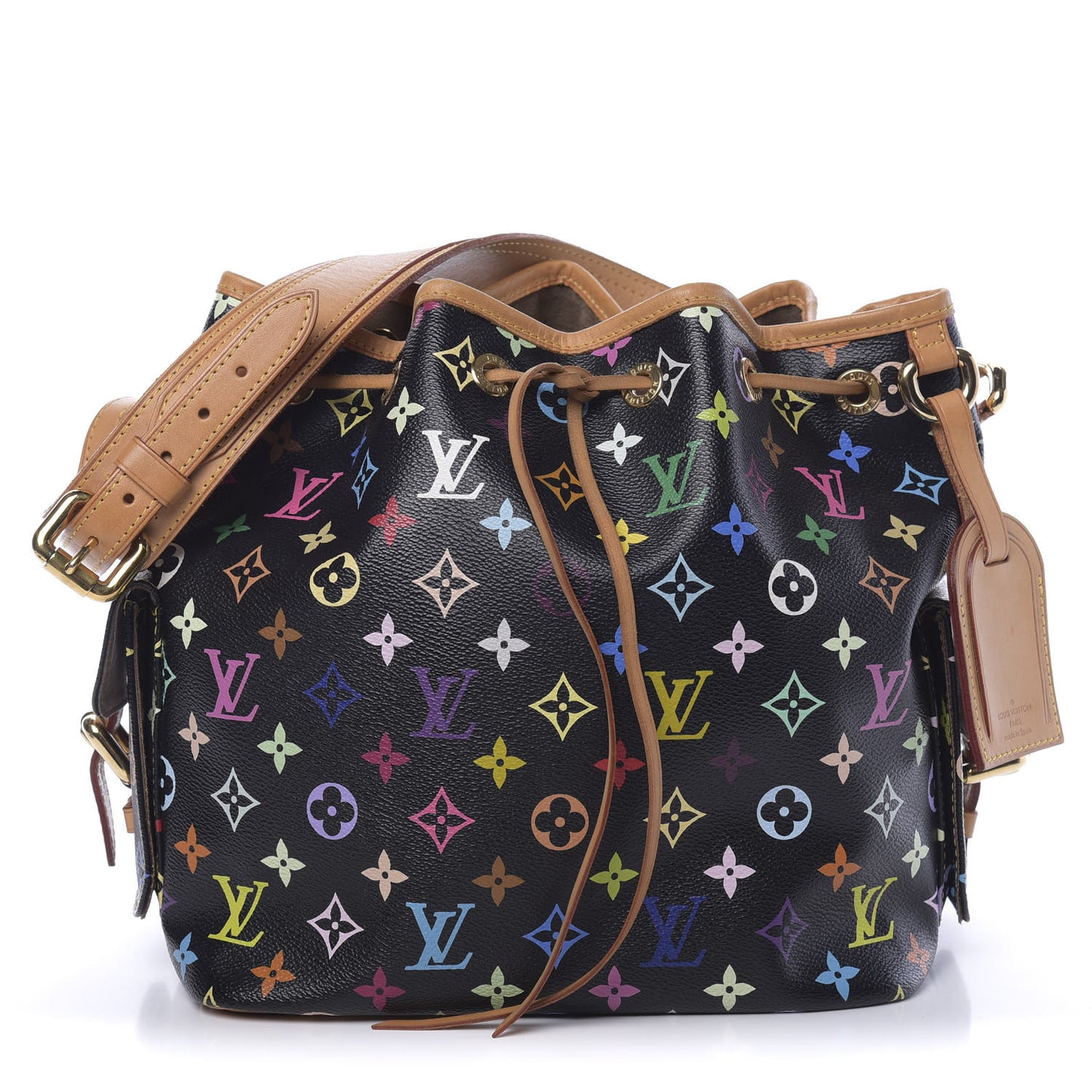 Monogram Multicolor Petit Noe Black