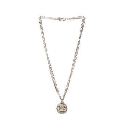 Chanel CC Coco Mademoiselle Coin Necklace Gold 3 of 6