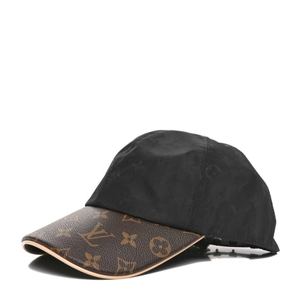Louis Vuitton Polyester Silk Monogram LV Get Ready Cap L Black 1 of 9
