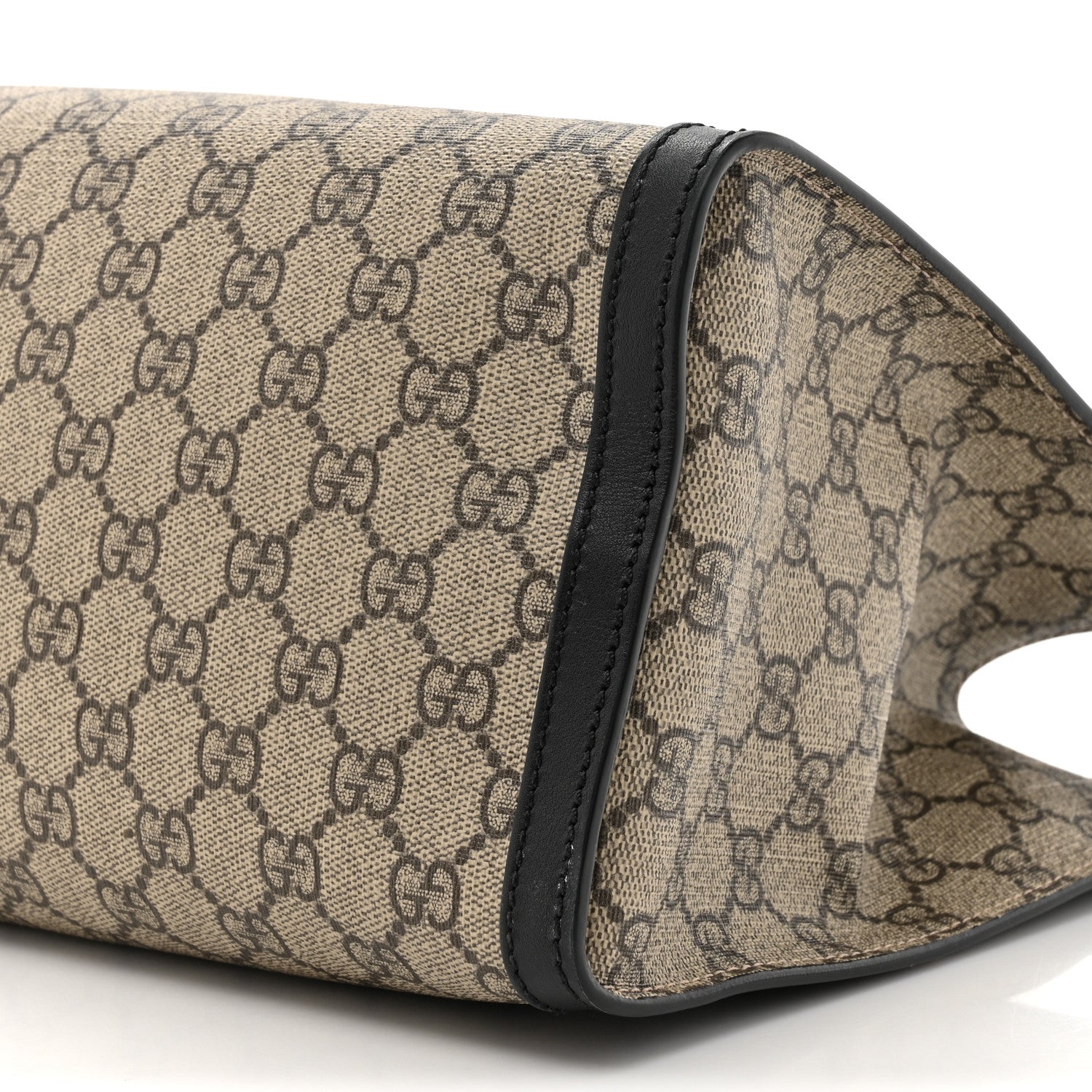 Gucci GG Supreme Monogram Medium Padlock Tote Black 9 of 14