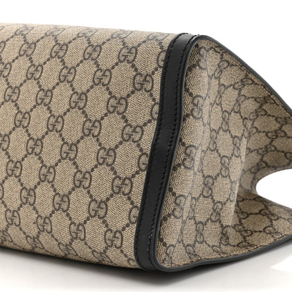 Gucci GG Supreme Monogram Medium Padlock Tote Black 9 of 14