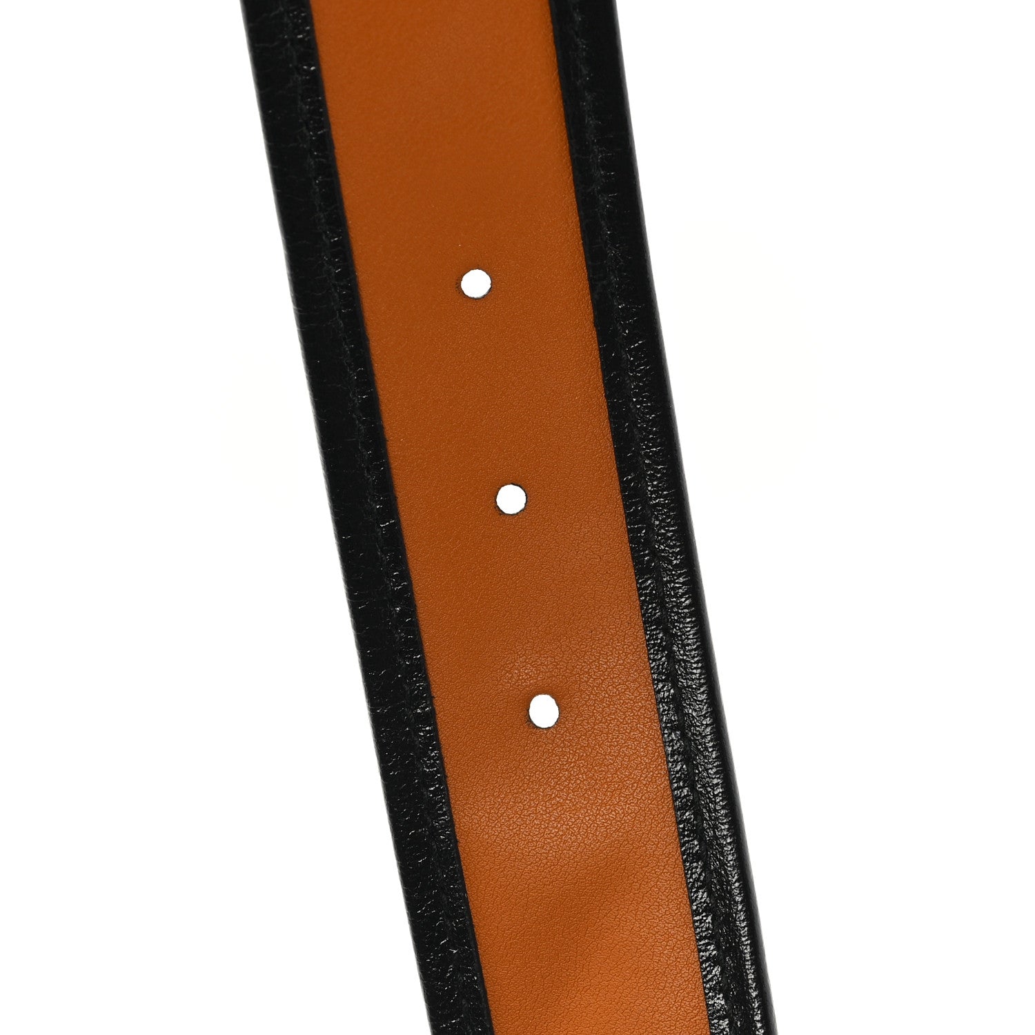 Gucci Azalea Calfskin Matelasse Diagonal Torchon Double G 40mm Belt 90 36 Cognac Black 4 of 4